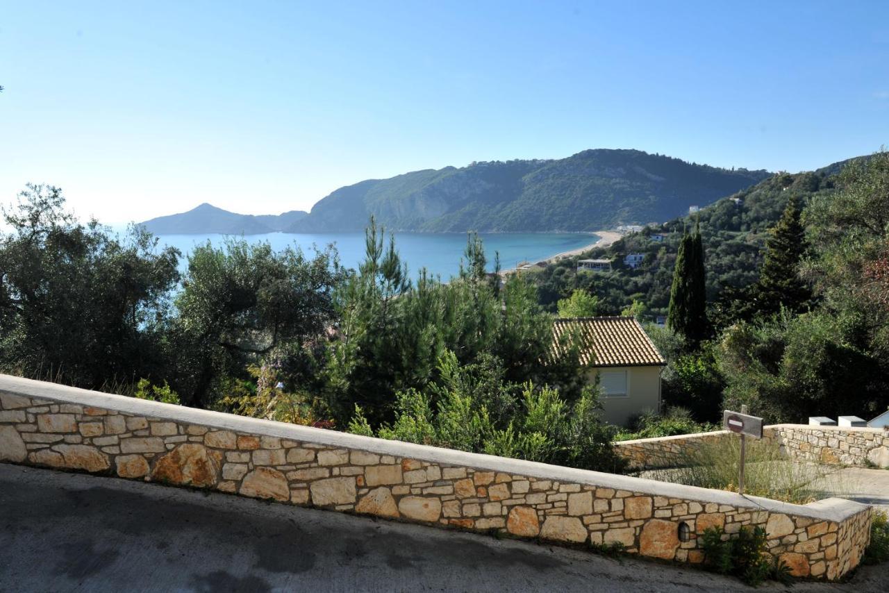 Villa Theodora View Apartments Zeys Agios Georgios Pagon Bagian luar foto